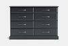 Andorra 8 Drawer Lowboy