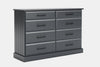Andorra 8 Drawer Lowboy