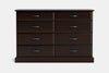 Andorra 8 Drawer Lowboy