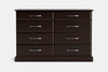 Andorra 8 Drawer Lowboy