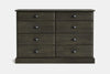 Andorra 8 Drawer Lowboy