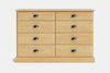 Andorra 8 Drawer Lowboy