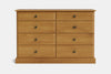 Andorra 8 Drawer Lowboy