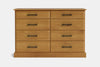 Andorra 8 Drawer Lowboy