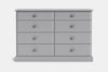 Andorra 8 Drawer Lowboy