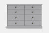 Andorra 8 Drawer Lowboy
