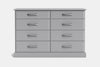 Andorra 8 Drawer Lowboy