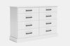 Andorra 8 Drawer Lowboy