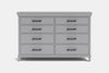 Bayswater 8 Drawer Lowboy