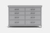 Bayswater 8 Drawer Lowboy