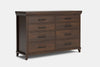 Bayswater 8 Drawer Lowboy