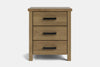 Brook 3 Drawer Bedside Table