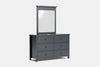Brook 6 Drawer Dresser & Mirror