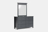 Brook 6 Drawer Dresser & Mirror