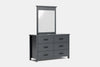 Brook 6 Drawer Dresser & Mirror
