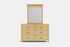 Brook 6 Drawer Dresser & Mirror