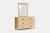 Brook 6 Drawer Dresser & Mirror