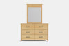 Brook 6 Drawer Dresser & Mirror