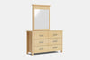 Brook 6 Drawer Dresser & Mirror