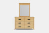 Brook 6 Drawer Dresser & Mirror