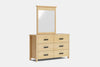 Brook 6 Drawer Dresser & Mirror