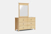 Brook 6 Drawer Dresser & Mirror