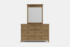 Brook 6 Drawer Dresser & Mirror