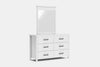 Brook 6 Drawer Dresser & Mirror
