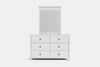 Brook 6 Drawer Dresser & Mirror