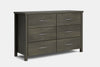 Brook 6 Drawer Lowboy