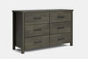 Brook 6 Drawer Lowboy