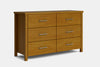 Brook 6 Drawer Lowboy