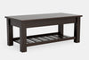 Charlton Coffee Table with Rack