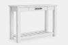 Charlton Hall Table with Rack and Drawer