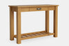 Charlton Hall Table with Rack and Drawer