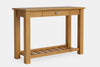 Charlton Hall Table with Rack and Drawer