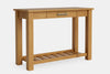 Charlton Hall Table with Rack and Drawer