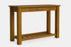 Charlton Hall Table with Rack and Drawer