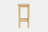 Charlton Solid Seat Barstool – 650h