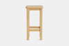 Charlton Solid Seat Barstool – 650h