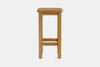 Charlton Solid Seat Barstool – 650h