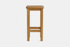 Charlton Solid Seat Barstool – 650h