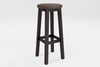 Barclay Round Barstool - Pine