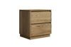 Fawn 2 Drawer Bedside Table