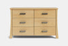 Hudson 6 Drawer Lowboy