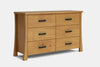 Hudson 6 Drawer Lowboy