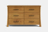 Hudson 6 Drawer Lowboy