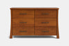 Hudson 6 Drawer Lowboy