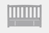 Hugo Slatted Headboard