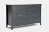 Ivydale 6 Drawer Lowboy - Pine